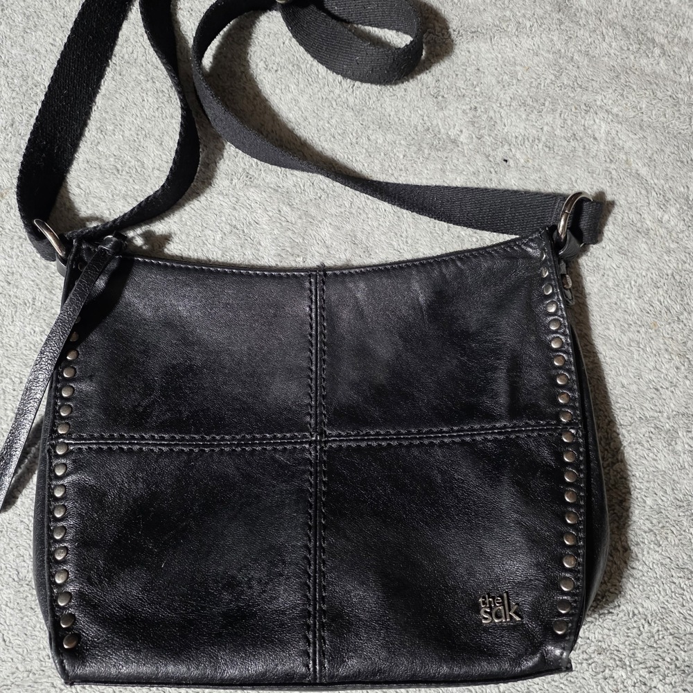 The Sak Genuine Leather Silverlake Style Womens Purse Black